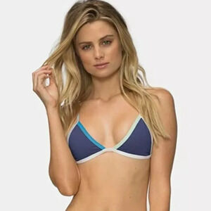 🦋B2G1🦋TAVIK JETT Color Blocked Cobalt Bikini Top NWT | X-SMALL |